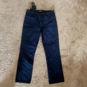 Brand new, never worn - PAIGE brand navy blue VELVET  jeans